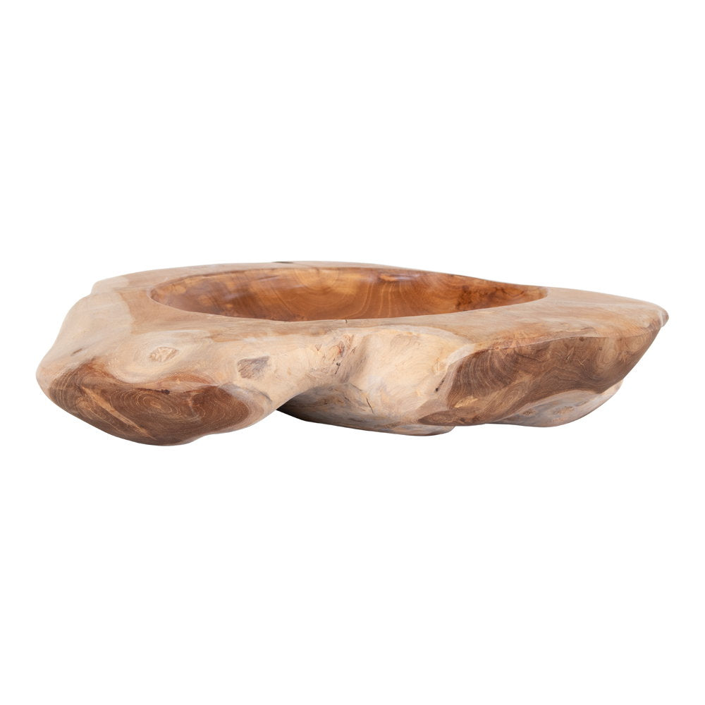 Rio Kom - Teakhout, naturel Ø40x12 cm
