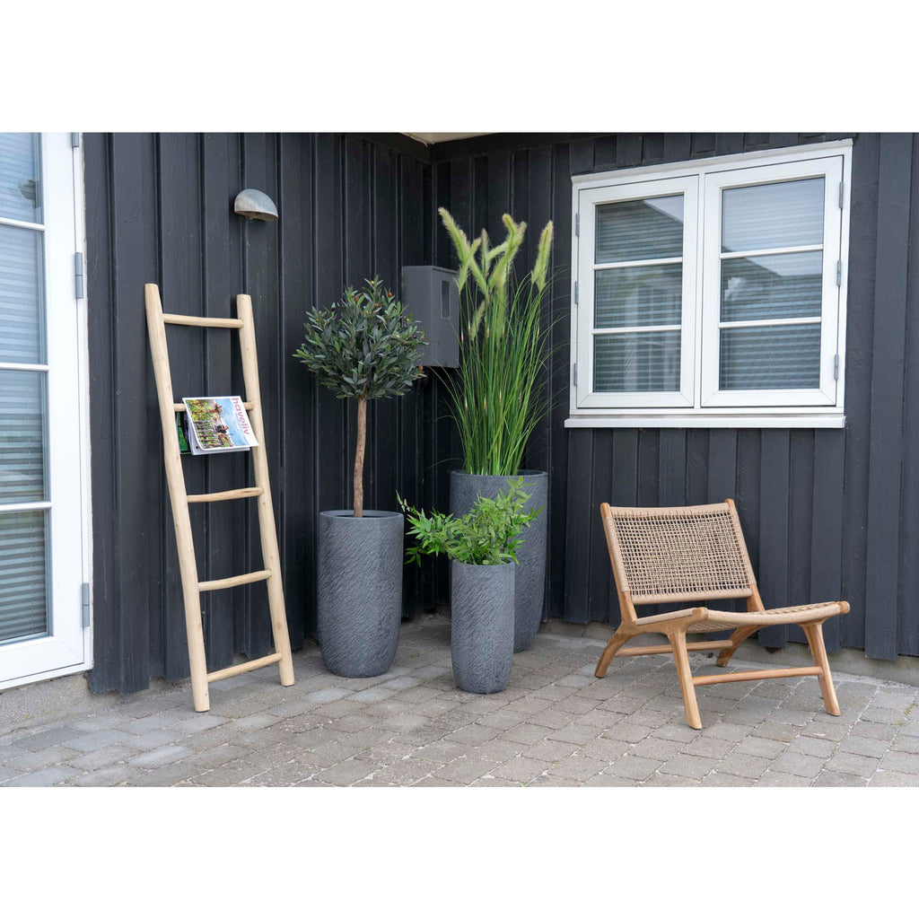 Decoratieve Ladder - Teakhout, naturel 50x150 cm