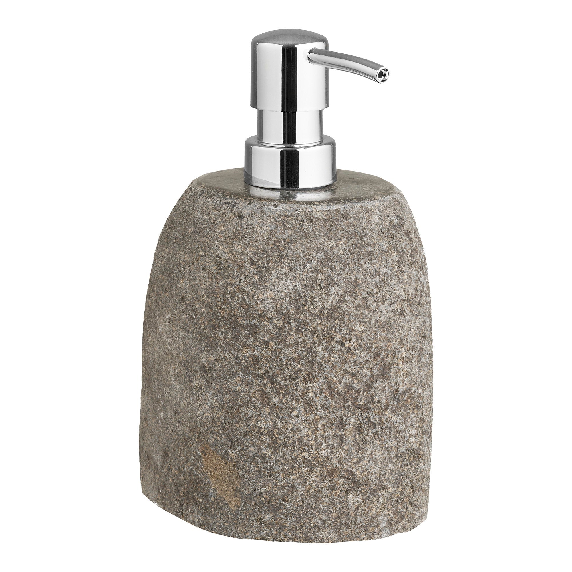 Gara Zeepdispenser - Riviersteen, naturel 11x8x18 cm