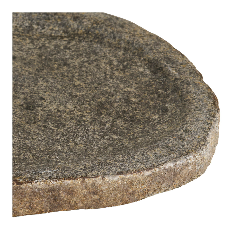 Gara Dienblad - Riviersteen, naturel 30x25x3 cm