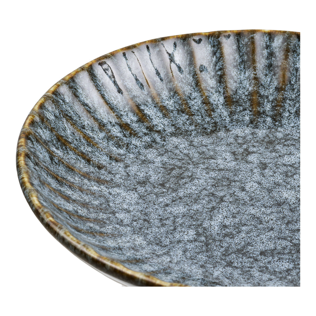 Dienblad - Dienblad, keramiek, Key Largo blauw, ø20,5x7 cm