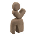 Decoratie - Decoratie, keramiek, bruin, 16x8x36 cm