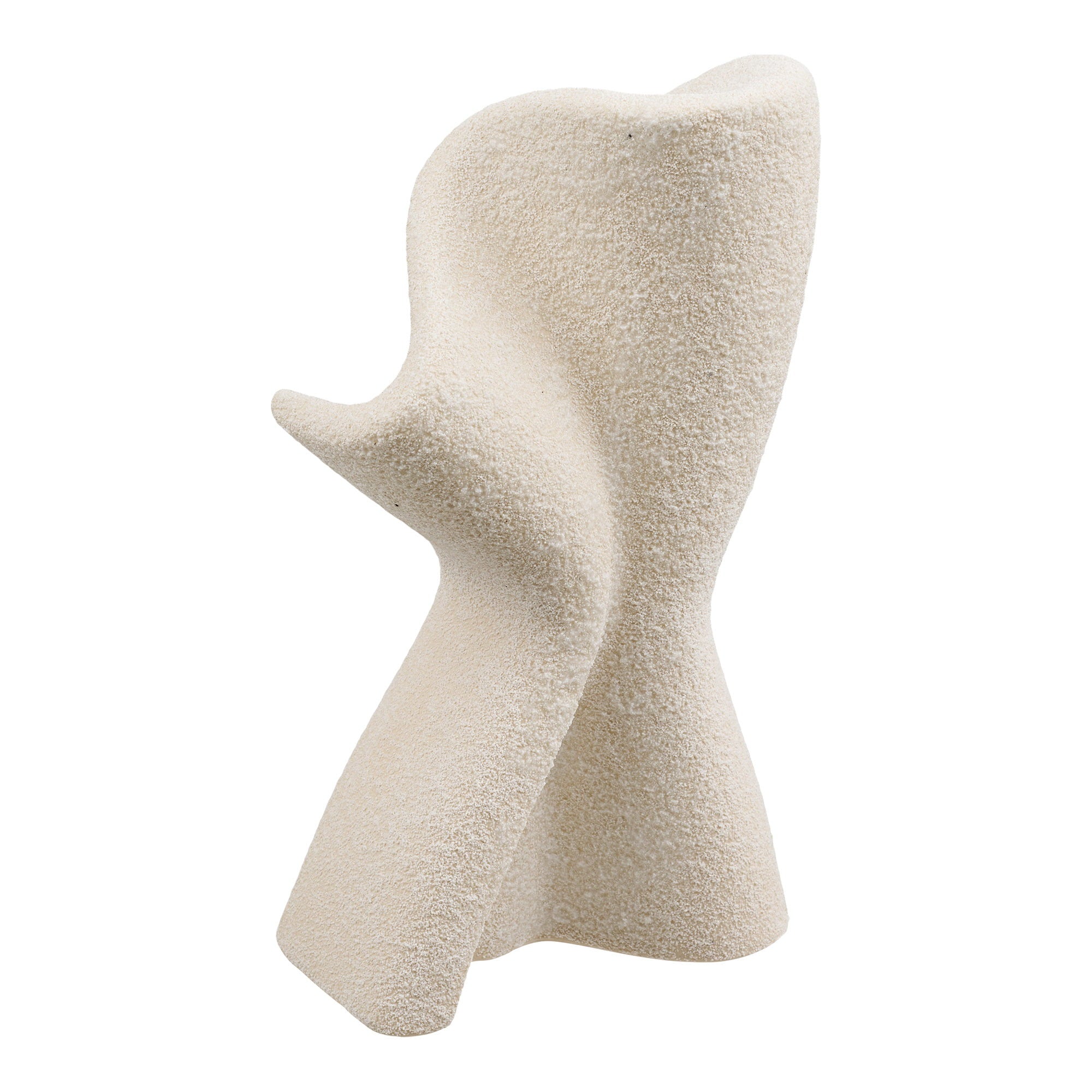 Decoratie - Decoratie, keramiek, wit, 13x6,5x23 cm