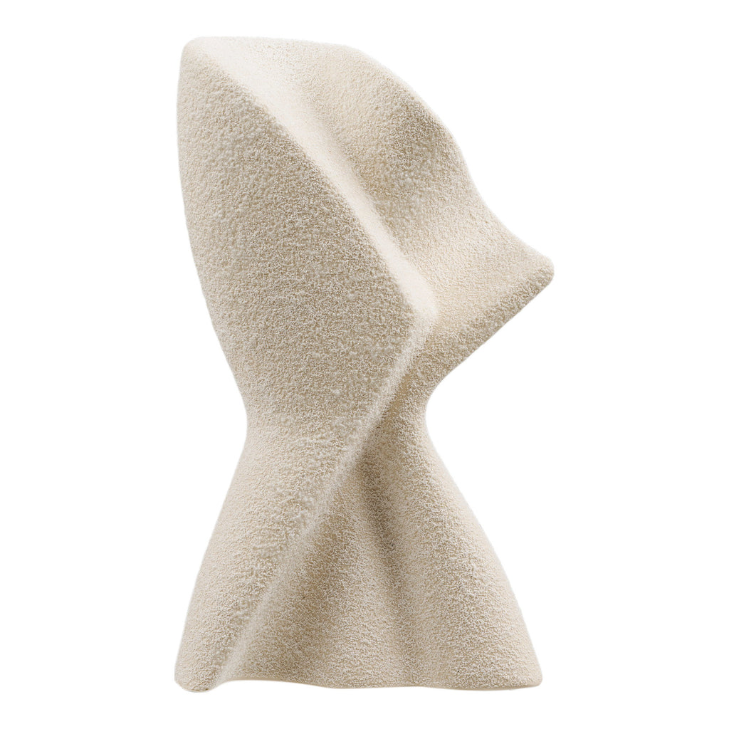 Decoratie - Decoratie, keramiek, wit, 13x6,5x23 cm