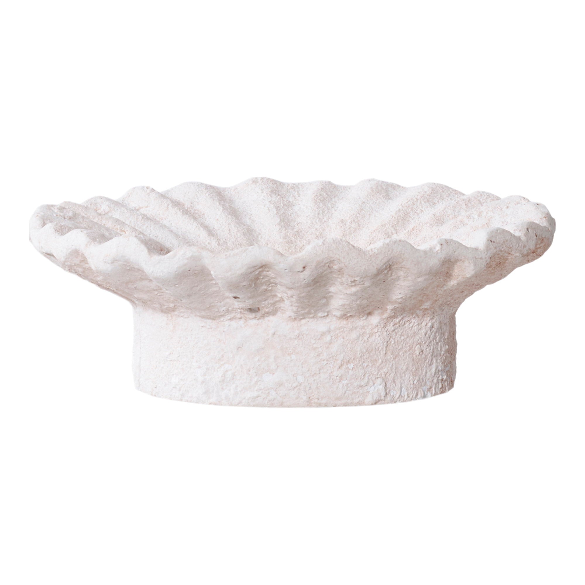 Candle Houder - Kandelaar, cement, wit, set van 2