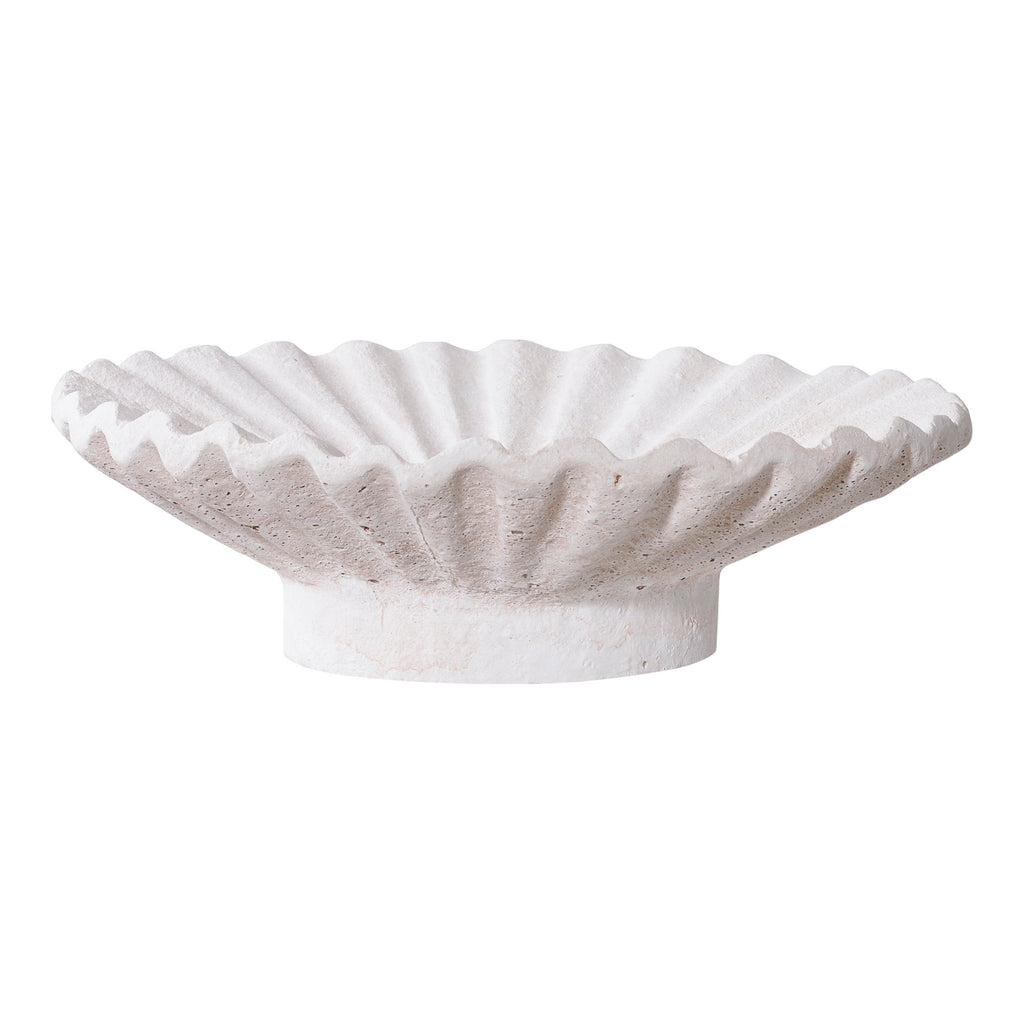 Candle Houder - Kandelaar, cement, wit, set van 2