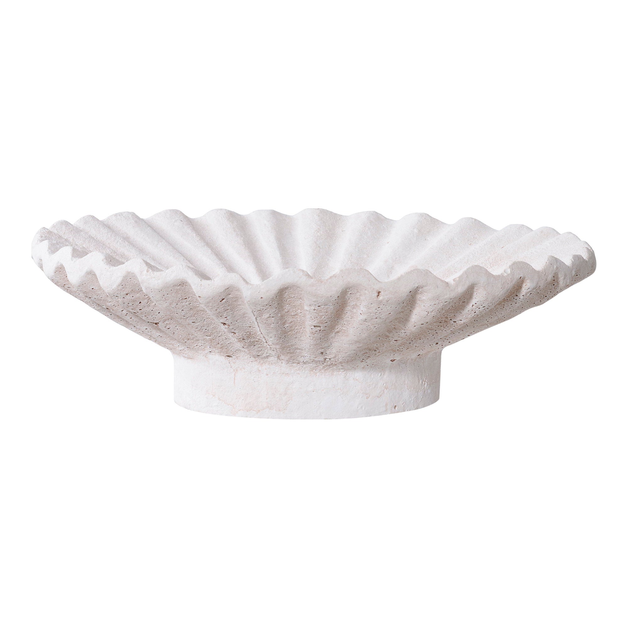 Candle Houder - Kandelaar, cement, wit, set van 2