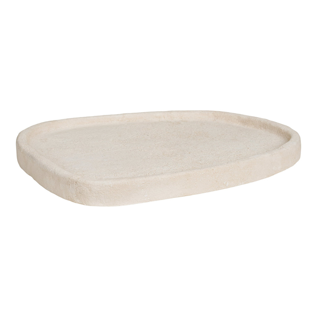 Dienblad - Cement, beige 35x30x2,5 cm