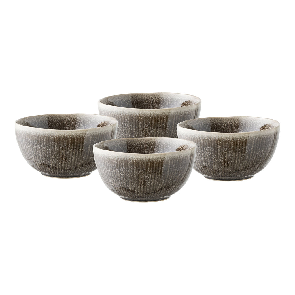 Viola Kom - Keramiek, grijs Ø14,5x7 cm (set van 4)