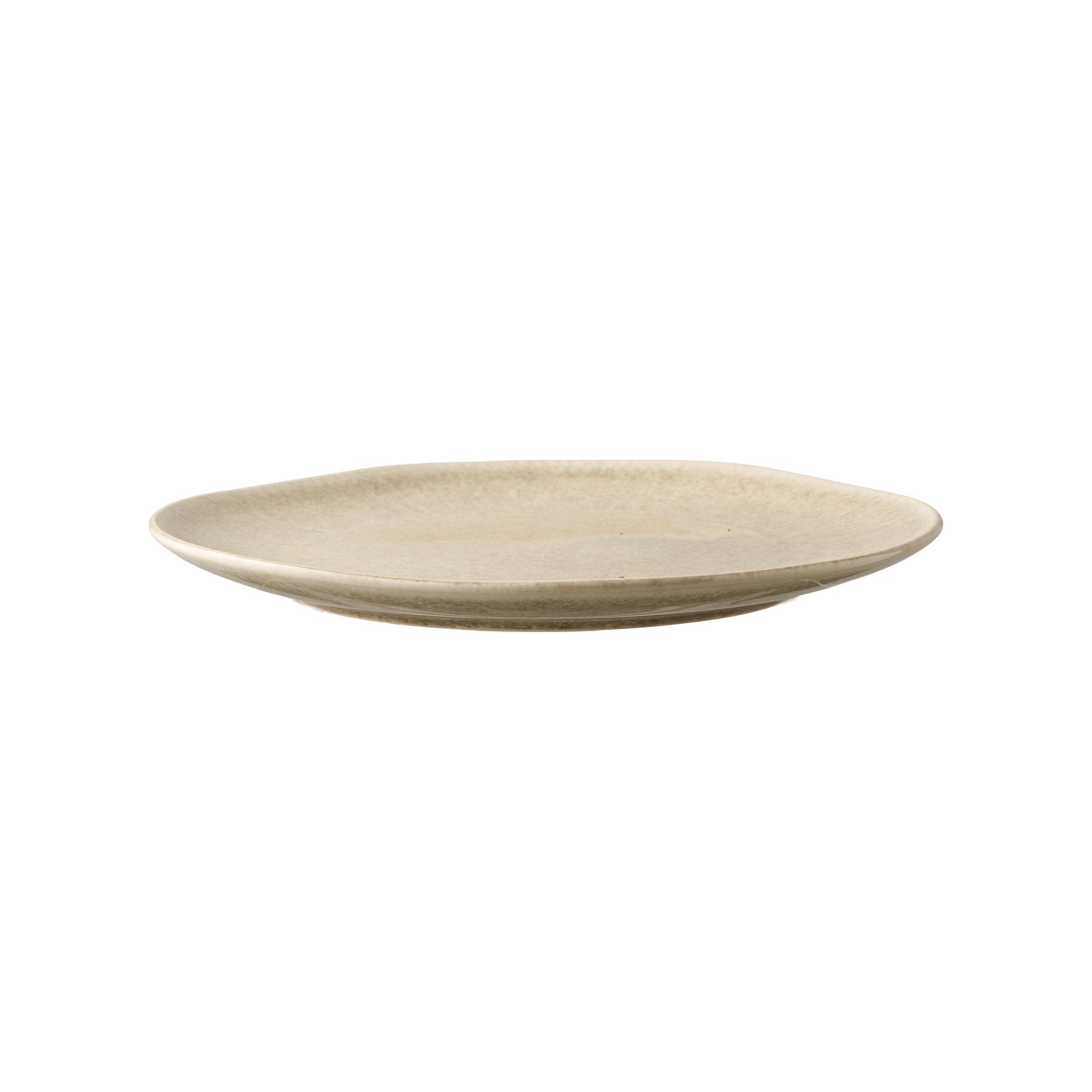 Viola Lunchbord - Lunchbord, keramiek, beige Ø21 cm (set van 4)