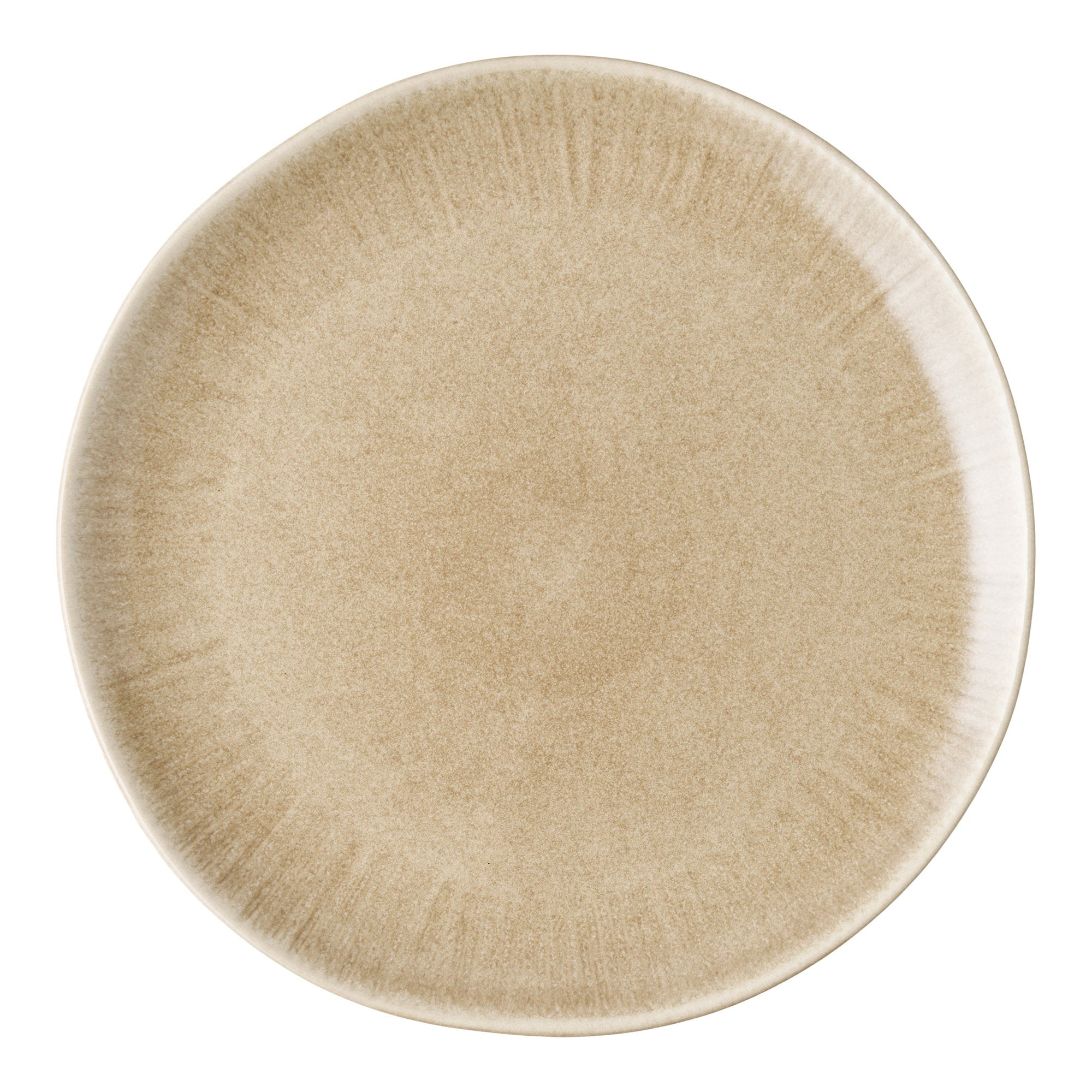 Viola Dinerbord - Dinerbord, keramiek, beige Ø27 cm (set van 4)