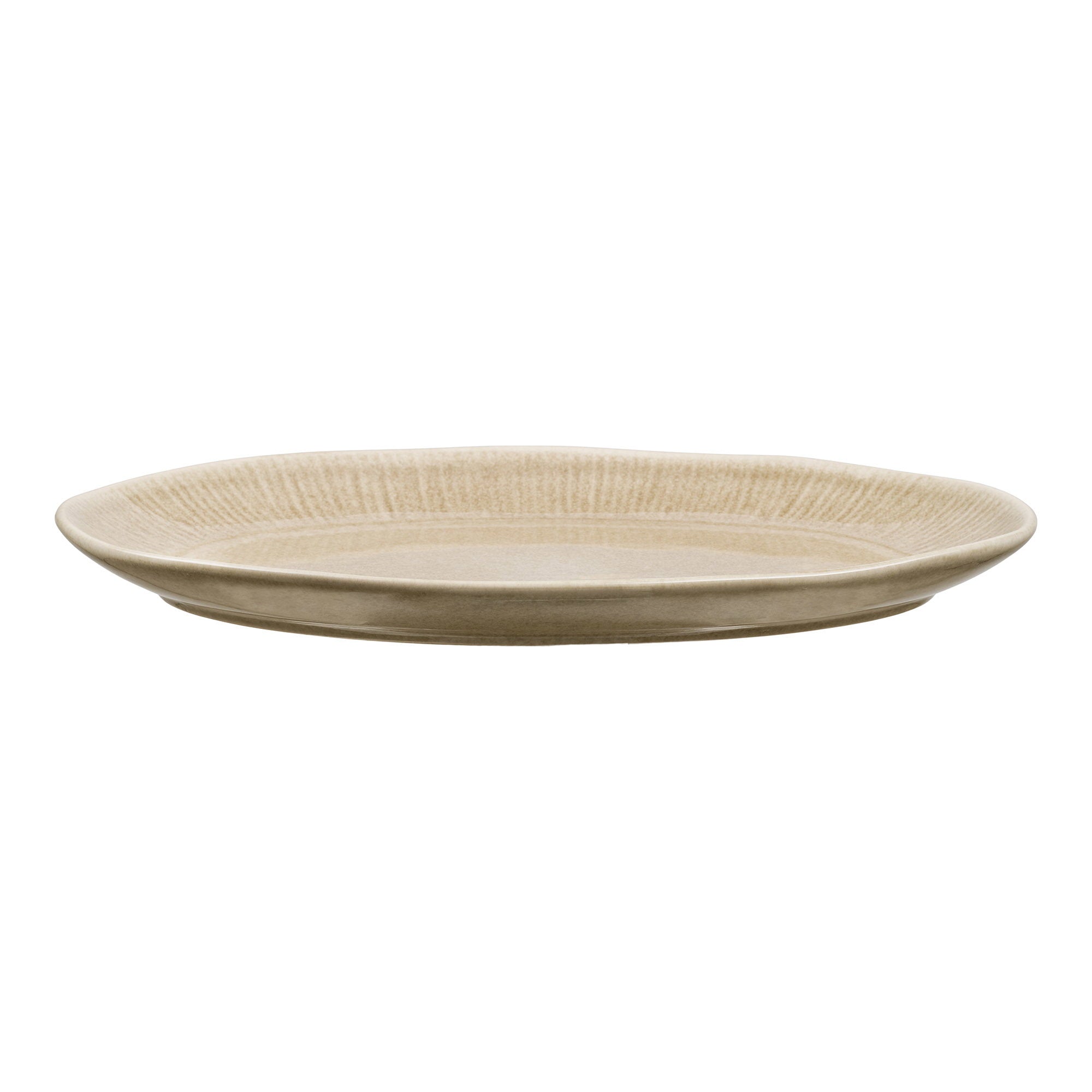 Viola Serveerblad - Serveerblad, keramiek, beige, 30x21,5x2,8 cm