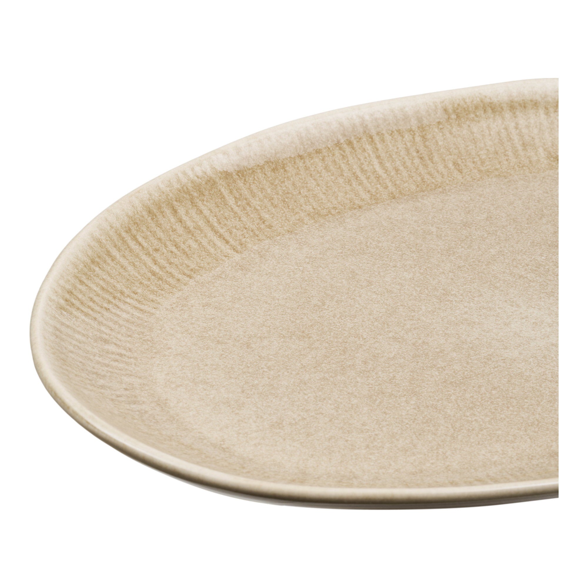 Viola Serveerblad - Serveerblad, keramiek, beige, 30x21,5x2,8 cm