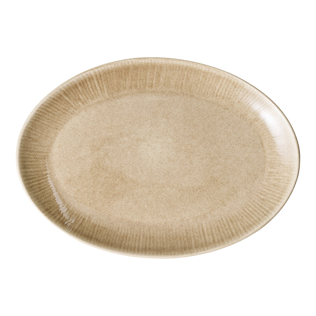 Viola Serveerblad - Serveerblad, keramiek, beige, 30x21,5x2,8 cm