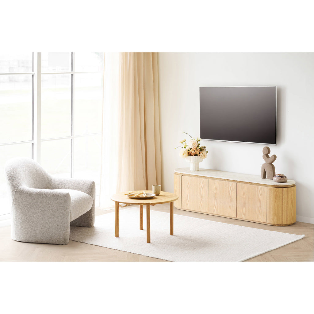 Viola Serveerblad - Serveerblad, keramiek, beige, 30x21,5x2,8 cm