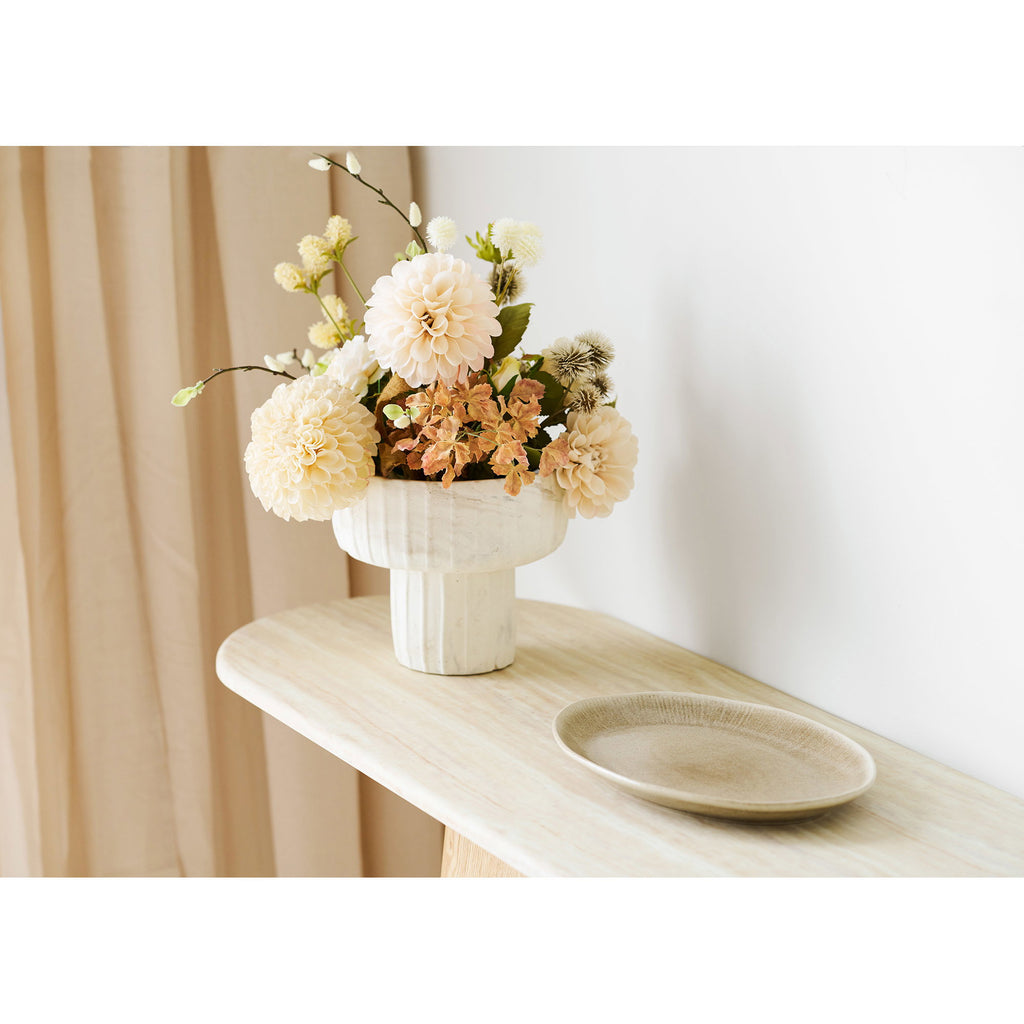 Viola Serveerblad - Serveerblad, keramiek, beige, 30x21,5x2,8 cm
