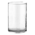 Nalanda Gehamerde Glazen - Gehamerde glazen, transparant, set van 4, ø7x10 cm