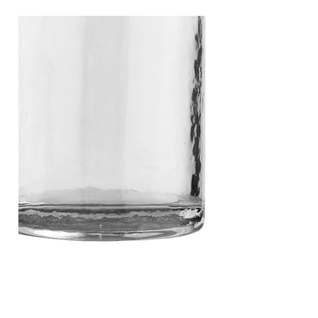 Nalanda Gehamerde Glazen - Gehamerde glazen, transparant, set van 4, ø7x10 cm