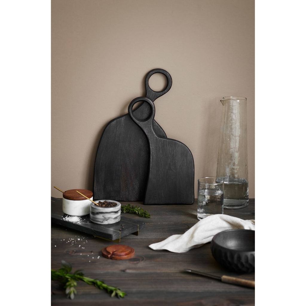 Palani Snijplank - Snijplank, mangohout, bruin, set van 2