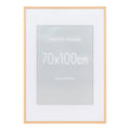 Marbella Fotolijst - Fotolijst, MDF/glas, naturel 70x100 cm, set van 5