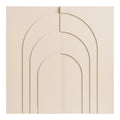 Ina Reliëf Wanddecoratie - Beige 60x60 cm