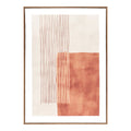 Mina Canvas Schilderij - Canvas schilderij, beige/bruin, nr. 1, 50x70 cm