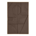 Isabella Reliëf Wanddecoratie - Reliëf wanddecoratie, bruin, nr. 1, 60x90 cm