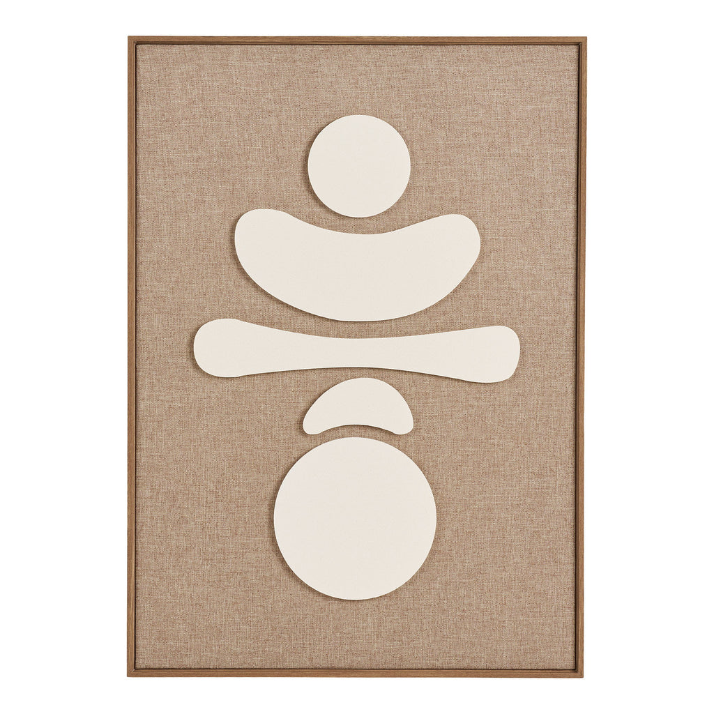 Diva Reliëf Wanddecoratie - Reliëf wanddecoratie, bruin/beige, nr. 2, 50x70 cm