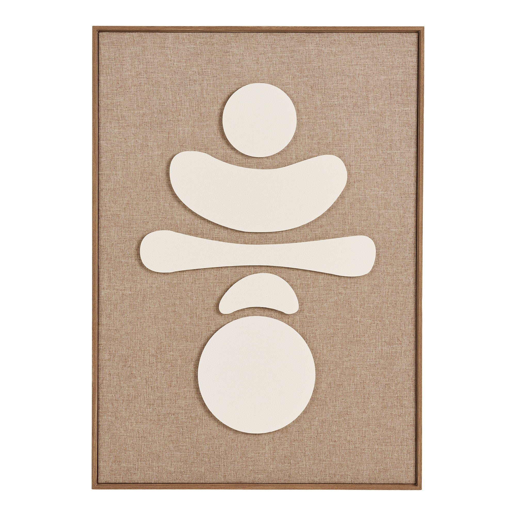 Diva Reliëf Wanddecoratie - Reliëf wanddecoratie, bruin/beige, nr. 2, 50x70 cm