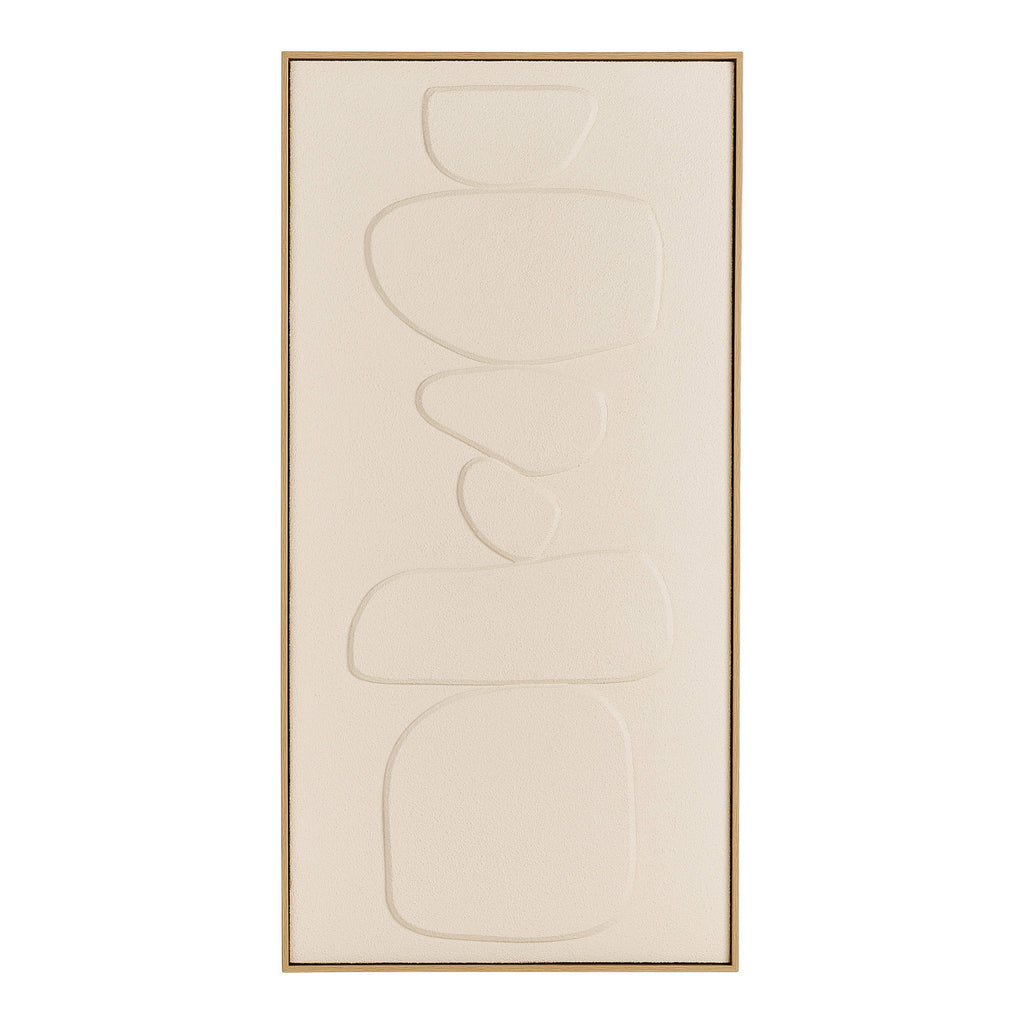 Victoria Reliëf Wanddecoratie - Reliëf wanddecoratie, beige, nr. 1, 60x120 cm