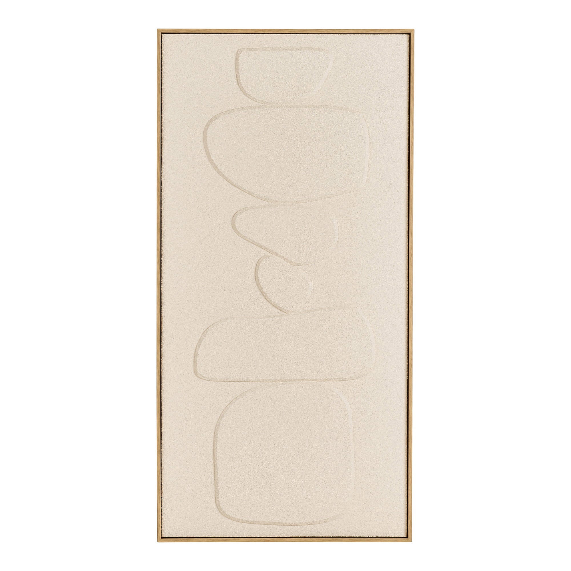 Victoria Reliëf Wanddecoratie - Reliëf wanddecoratie, beige, nr. 1, 60x120 cm