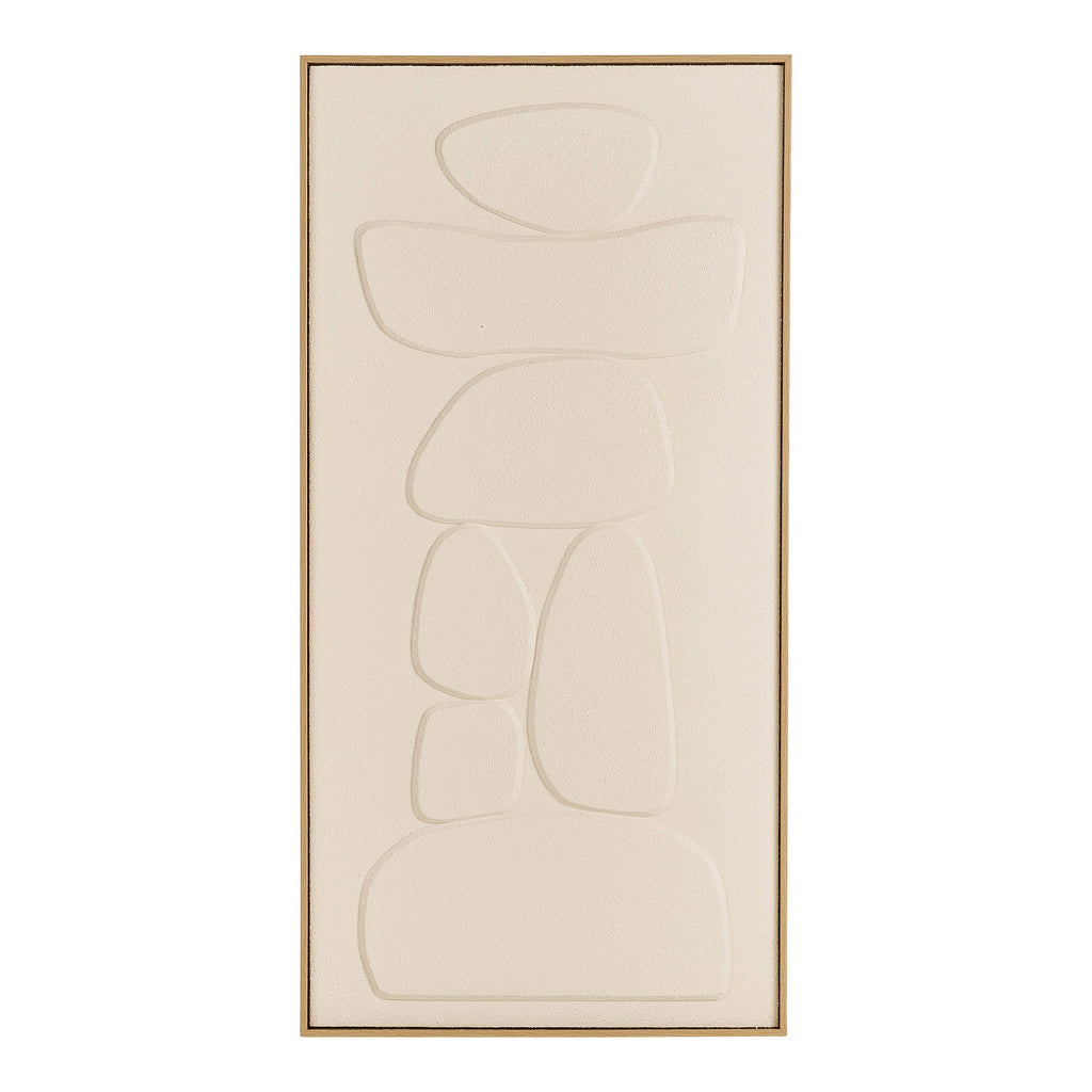 Victoria Reliëf Wanddecoratie - Reliëf wanddecoratie, beige, nr. 2, 60x120 cm