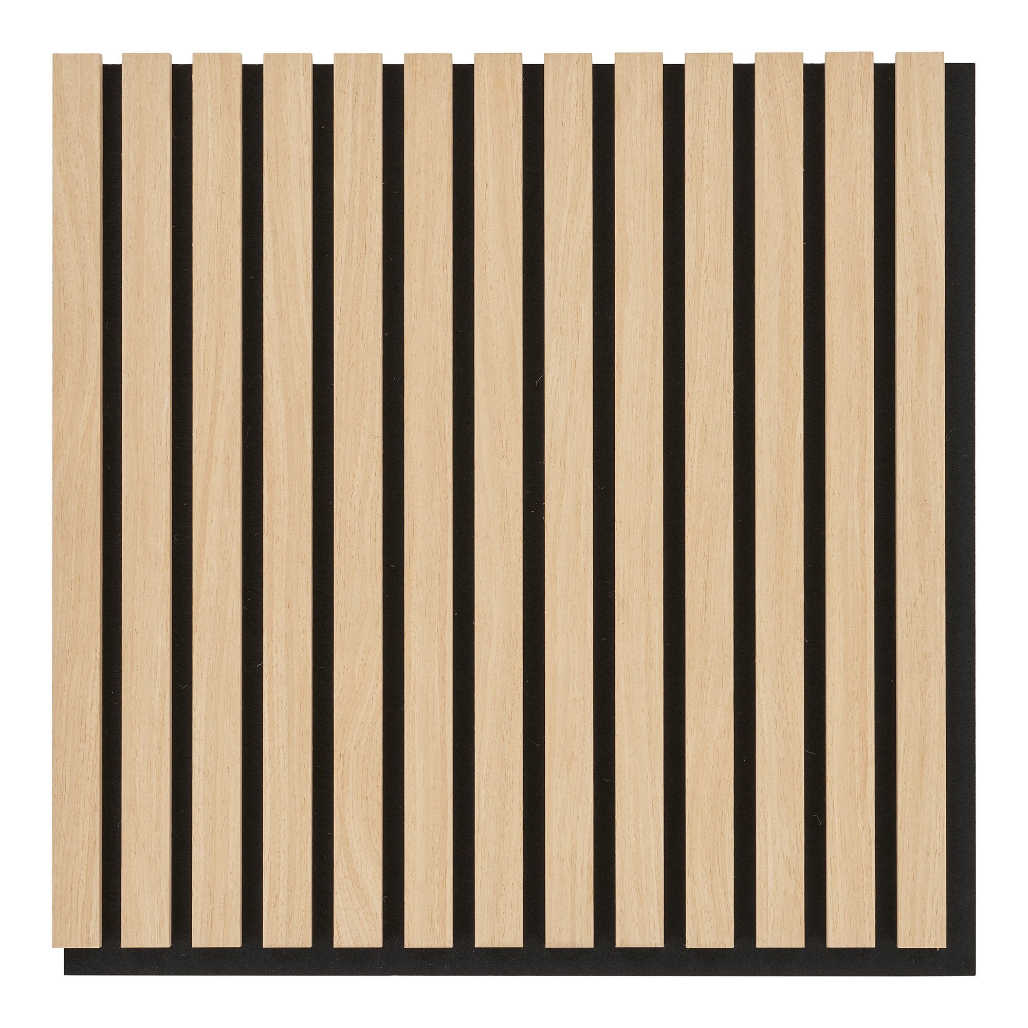 Akoestisch Paneel - Akoestisch wandpaneel, houtfineer, naturel, eikenlook 520x520x22 mm (set van 2)