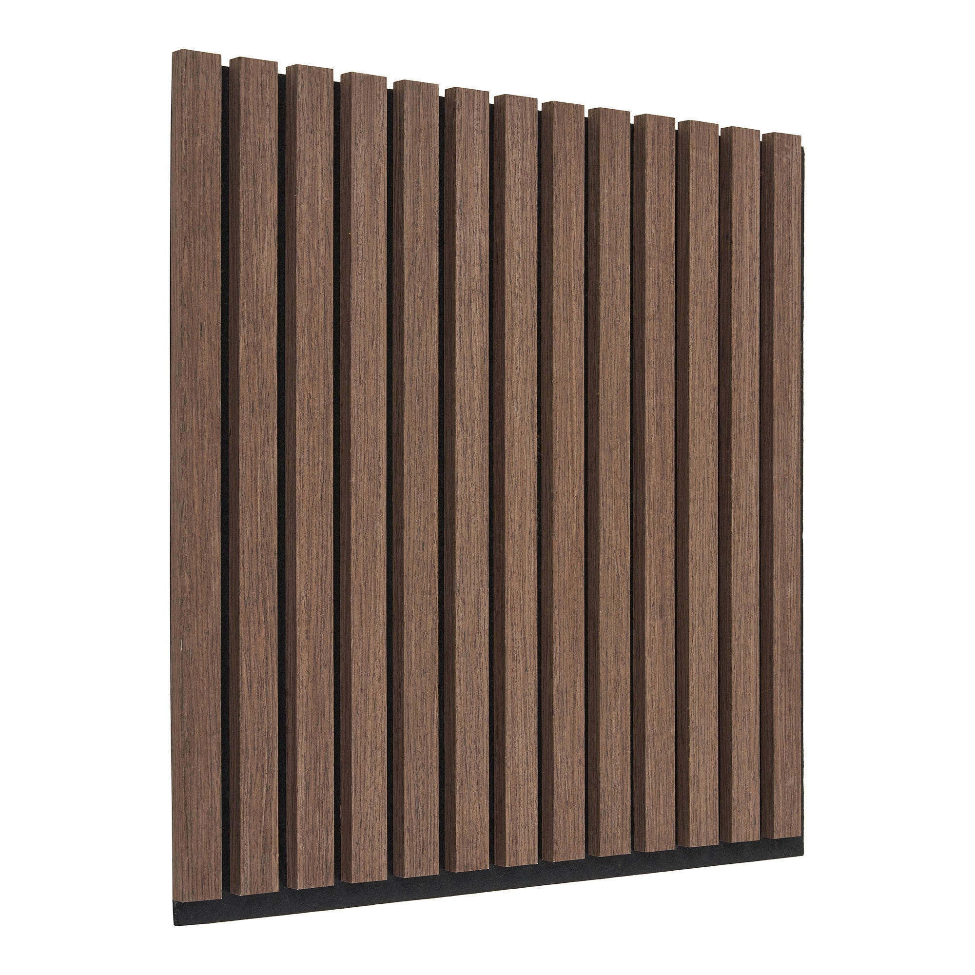 Akoestisch Paneel - Akoestisch wandpaneel, houtfineer, walnoot, walnootlook 520x520x22 mm (set van 2)