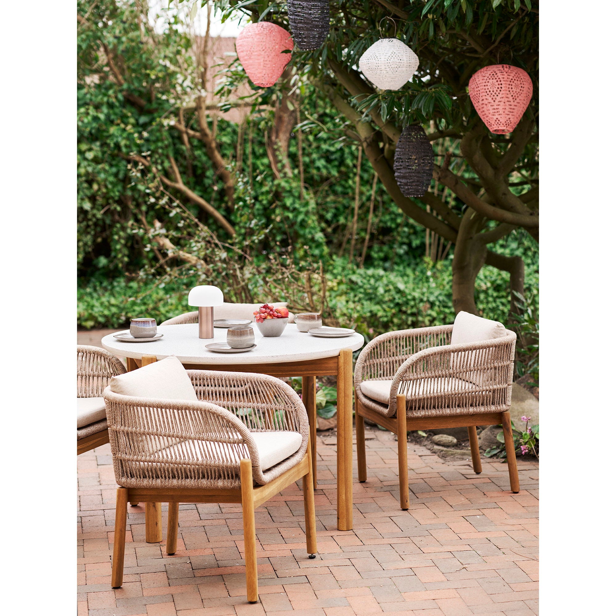 Harwood LED Lantaarn - Oplaadbaar met geïntegreerd zonnepaneel, wit