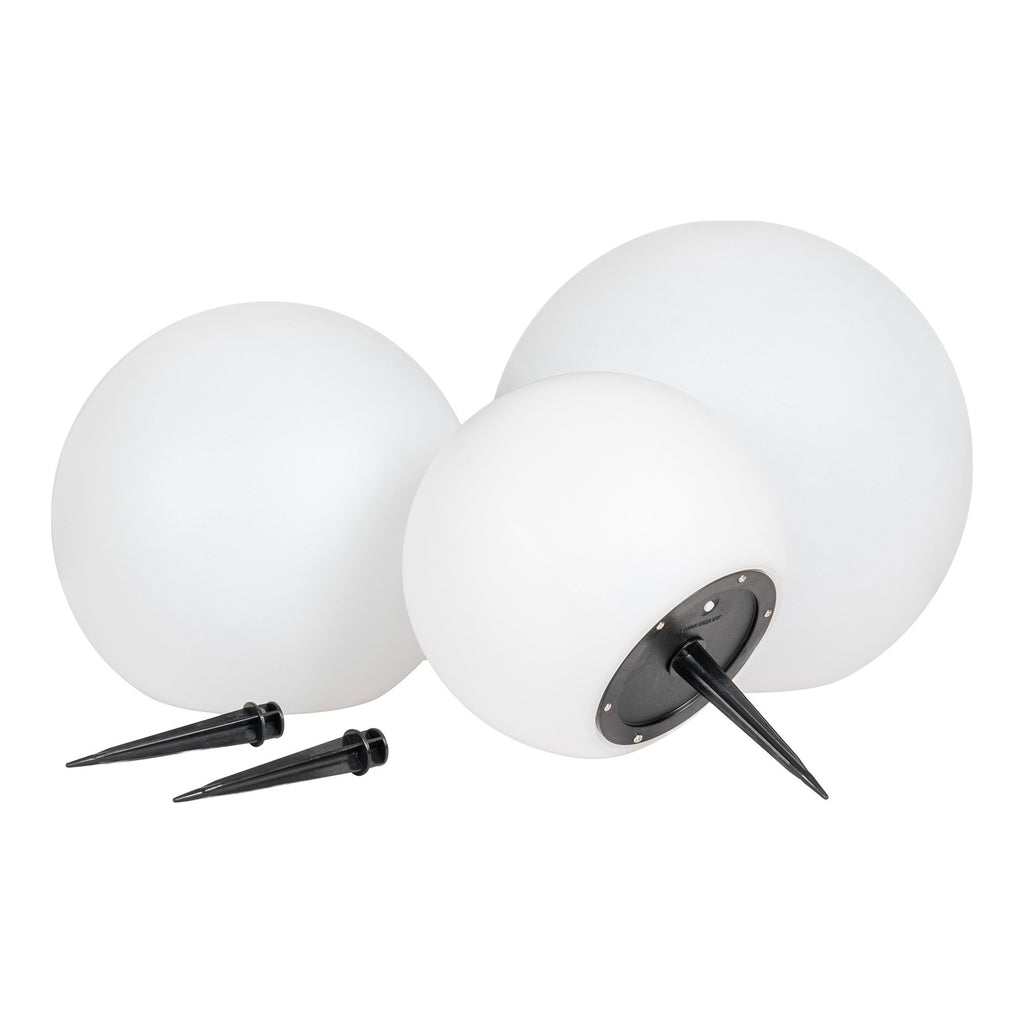 Lifton LED Lamp - Oplaadbare lamp met geïntegreerd zonnepaneel, wit (set van 3)