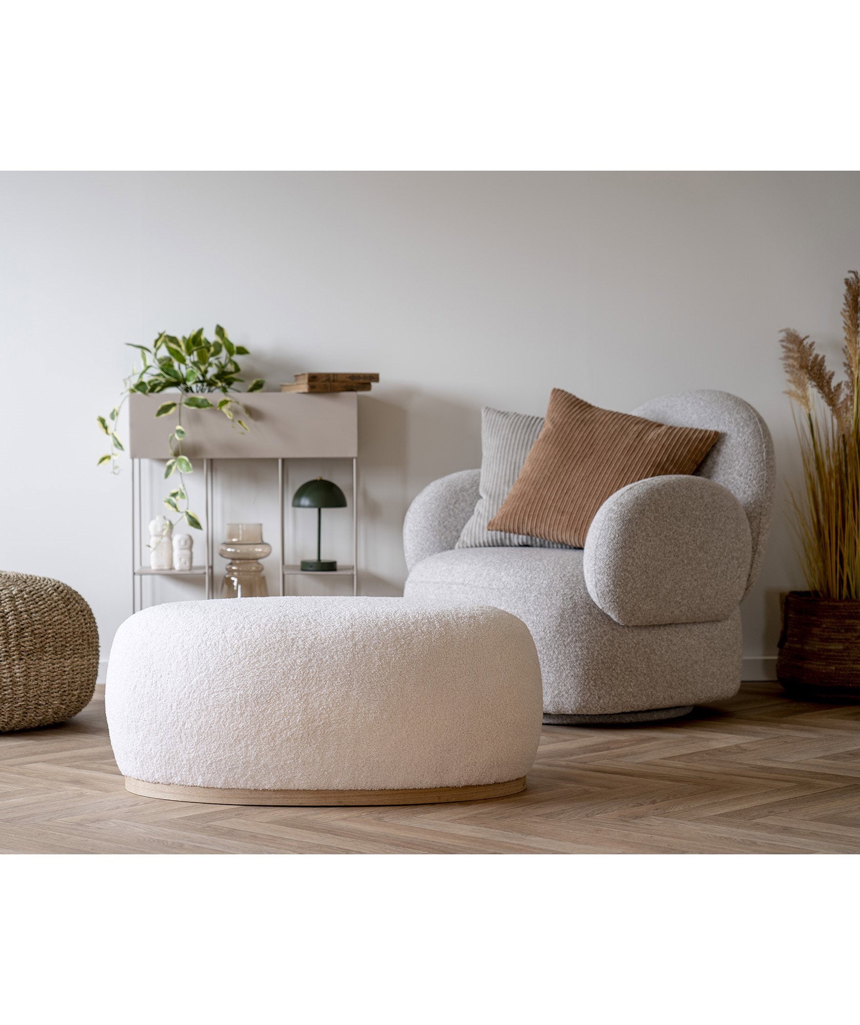 Holt Tafellamp - Oplaadbaar, metaal, groen/messing