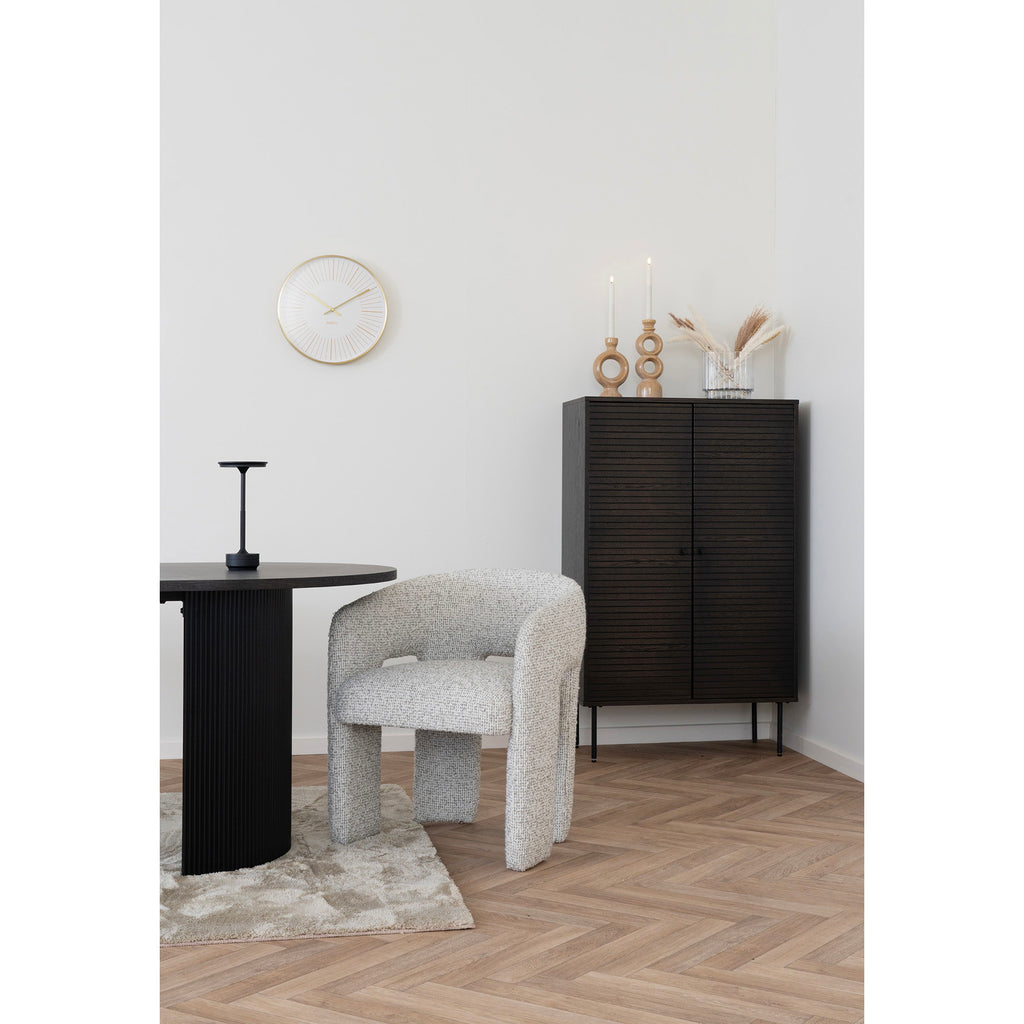 Lyneham Tafellamp - Oplaadbaar, metaal, zwart