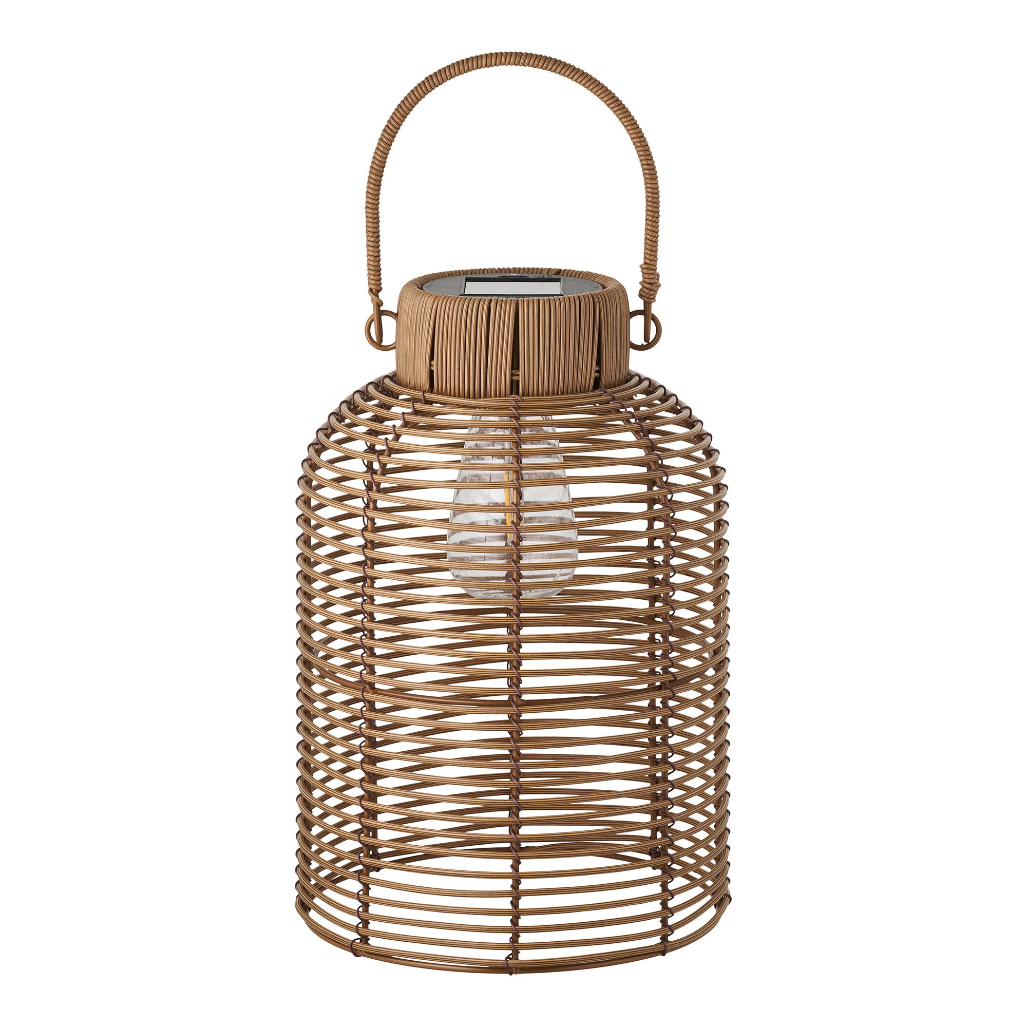 Brentford Lamp - Oplaadbare lamp met geïntegreerd zonnepaneel, bruin