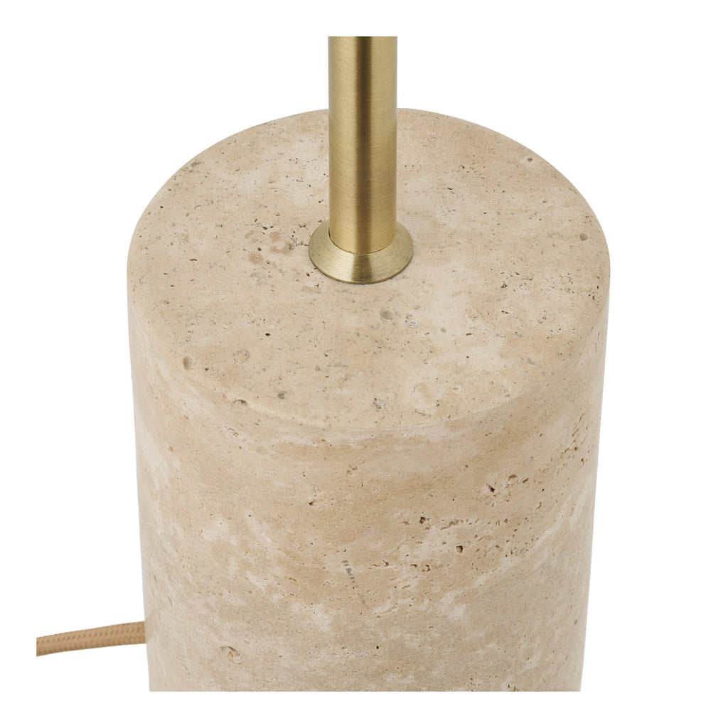 Sheffield Tafellamp - Marmer/metaal, beige