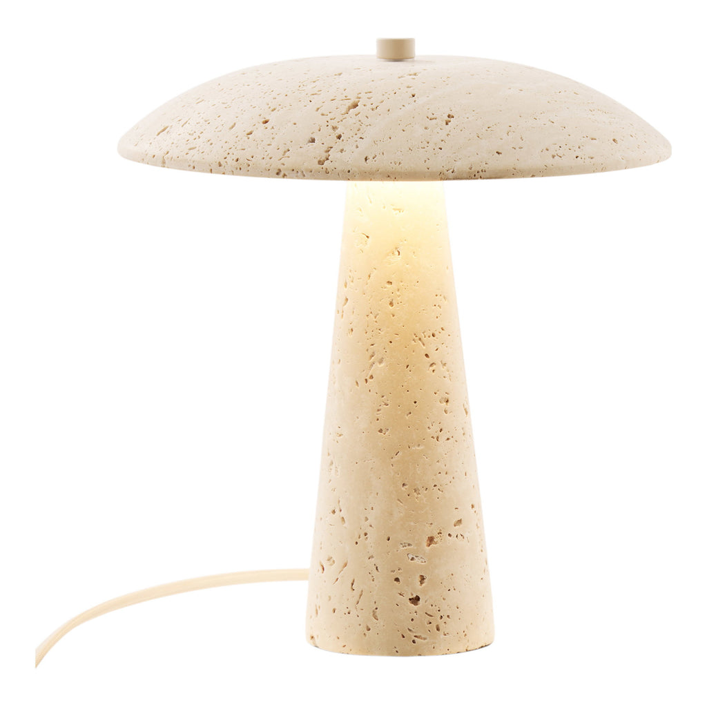 Consett Tafellamp - Tafellamp, travertin, naturel