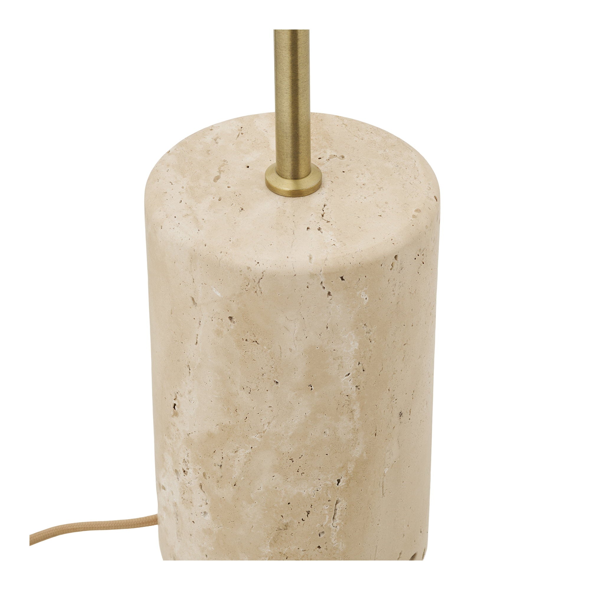 Sheffield Vloerlamp - Marmer/metaal, beige