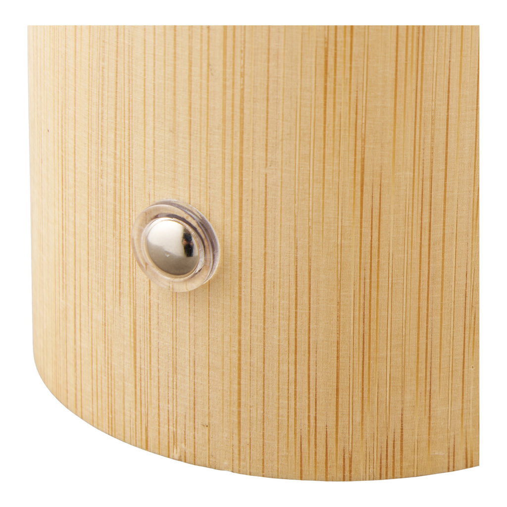 Stafford Tafellamp - Oplaadbaar, bamboe/metaal/kunststof, naturel/wit