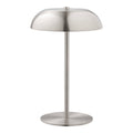 Fenwick Tafellamp - Tafellamp, oplaadbaar, metaal, zilver