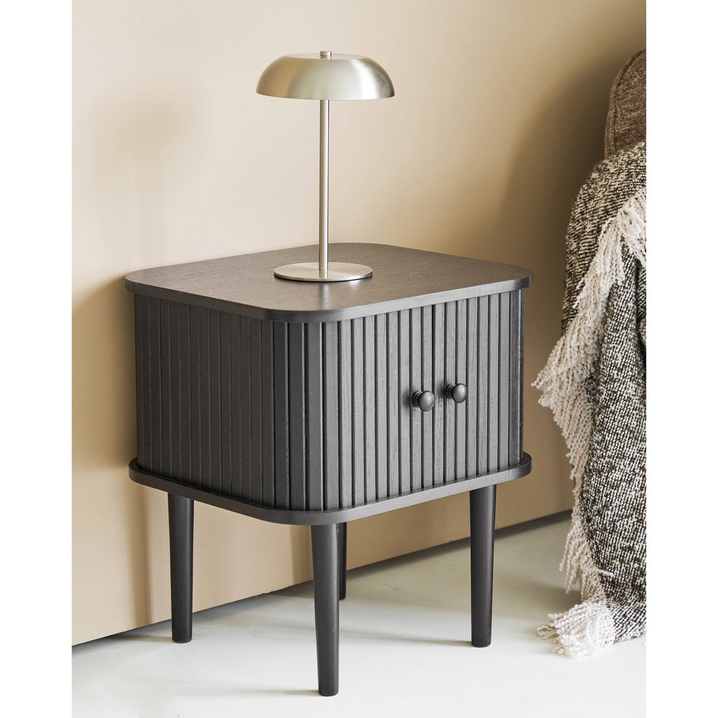 Fenwick Tafellamp - Tafellamp, oplaadbaar, metaal, zilver