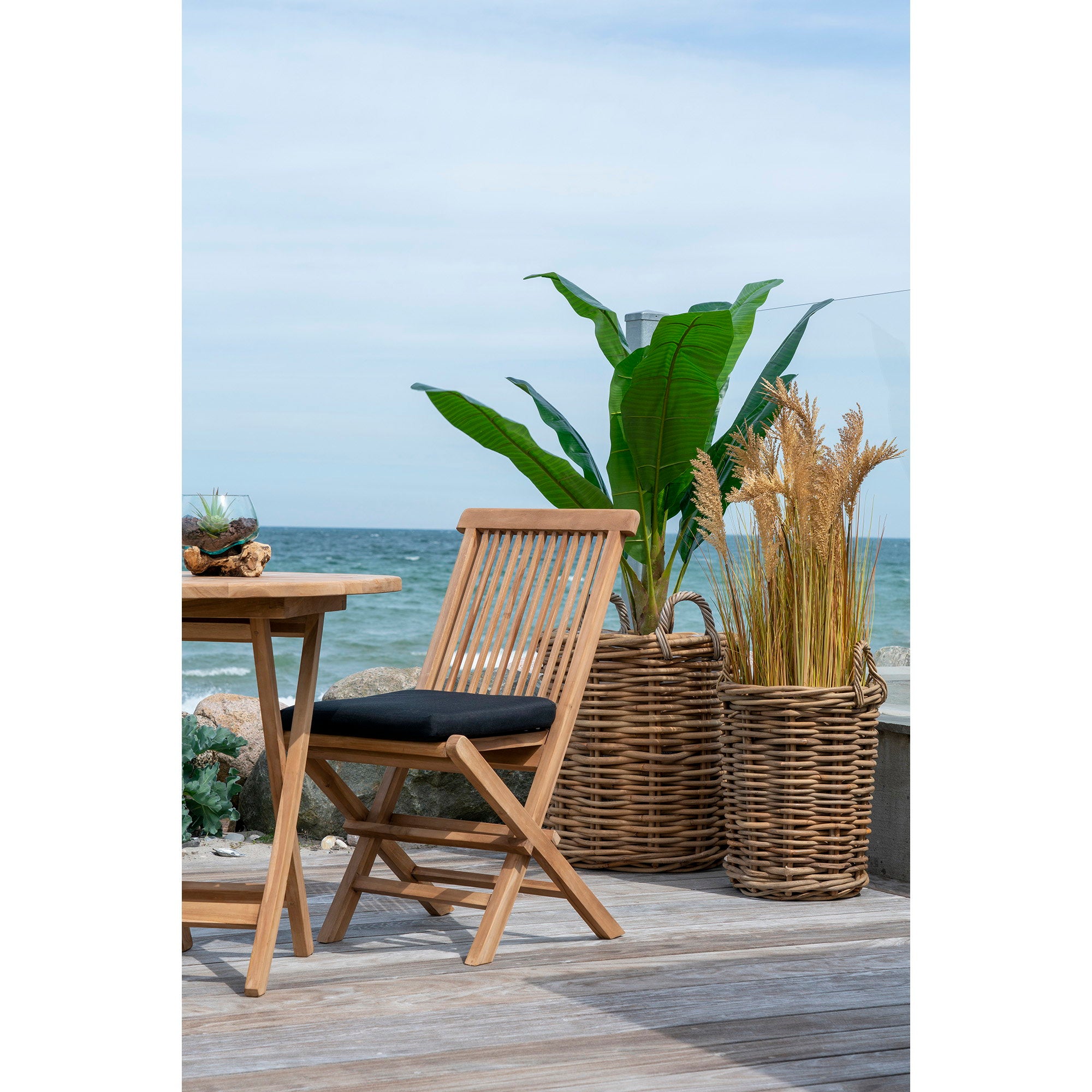 Toledo Eetkamerstoel - Teak, naturel (set van 2)