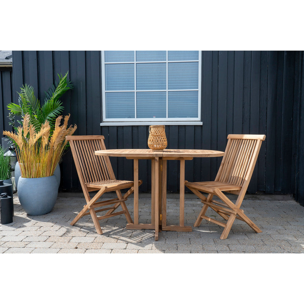 Toledo Eetkamerstoel - Teak, naturel (set van 2)
