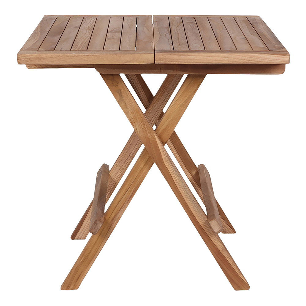 Bilbao Bijzettafel - Bijzettafel, teak, naturel 50x50x50 cm