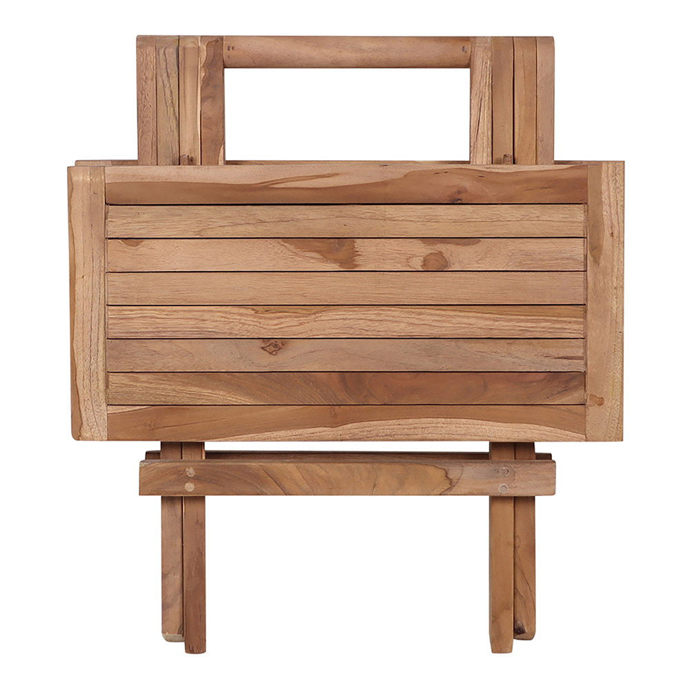 Bilbao Bijzettafel - Bijzettafel, teak, naturel 50x50x50 cm