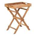 Ronda Dienbladtafel - Teak, naturel 29x39x49,5 cm